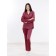 Women's pants, size 44, burgundy color