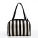 Cosmetic bag with lightning, white/black color