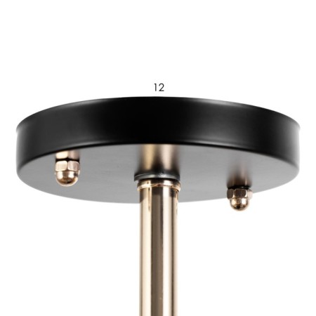 Sender chandelier 6he27 40W black and gold 58x58x27 cm-6