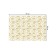 Bathroom mat “Golden snowflakes”, anti -slip, size 52x77 cm