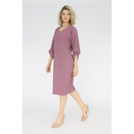 Knitted dress with a belt in the kit, size 42-2
