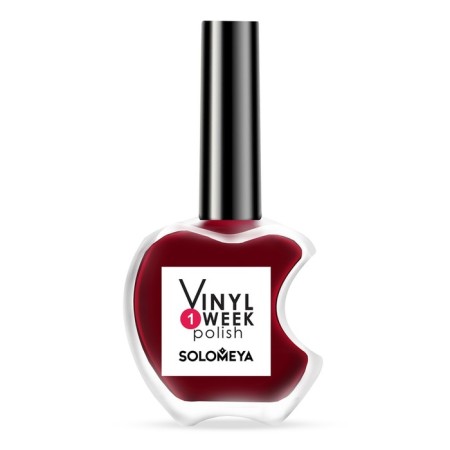 Solomeya Vinyl Polish nail polish, tone 15 Candy Apple