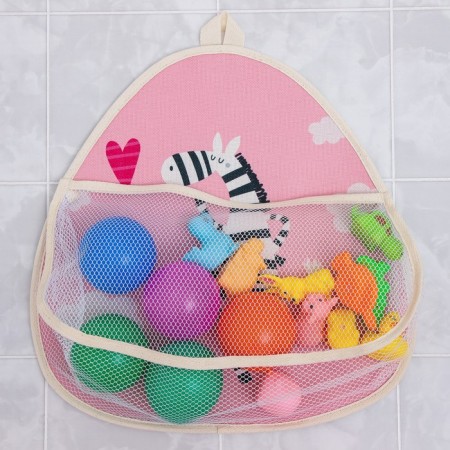 Get for storing toys in a bathroom with a loop "Zebra"-1
