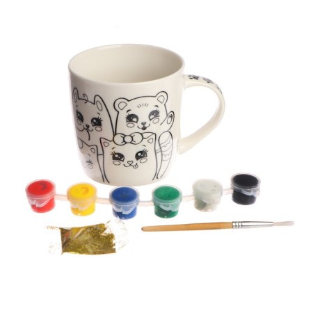 Mug for painting "Lapochka", 300 ml-7