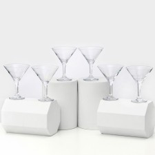A set of glass glasses for Martini Bistro, 190 ml, 6 pcs