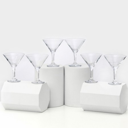 A set of glass glasses for Martini Bistro, 190 ml, 6 pcs