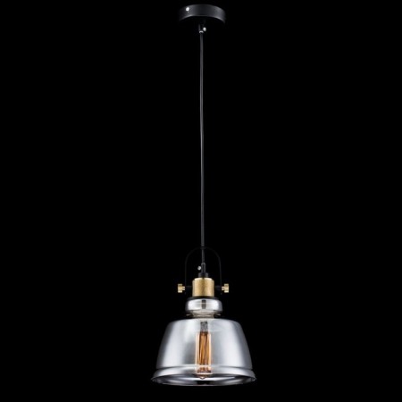 Suspended lamp Maytoni T163-11-C, 1HE27, 40W, 20x20x150 cm, Black color-1
