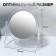 Mirror Traffic Circle (2) s/took D10.8*12.9/13.8*16cm plastic transparent packet QF