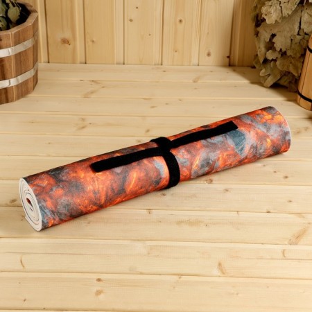 Rug-lane for the bath "Coals", 50 x 150cm-1