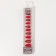 Patch nails, 12 pcs, with glue plates, almonds, red