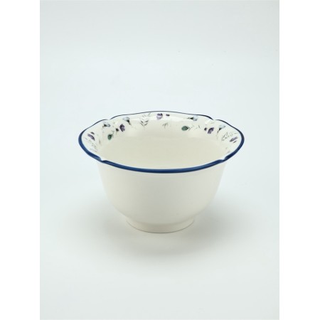 A deep ceramic Dolce Ceramo plate. Provence, 16 x 9 cm