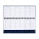 Planning dated 2025, Attomex. Arkona, 64 sheets, solid cover of boumvinyl with foam rubber, block 70 g/m2, blue, 294 x 142mm