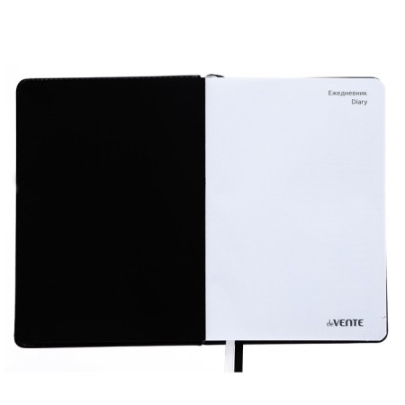 Leduced Diary A5, 160 sheets, Devente.message. Tervas, hard cover of artificial leather, lies, block 70 g/m2-2