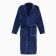 Unisex bathrobe Lovelife "Hygge" color dark blue, One size, microfiber, 100% p/e, 250 g/m2
