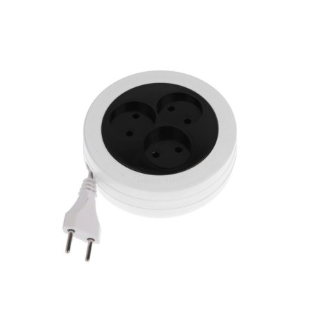 Extension cord 3 rosettes, 1.7 m, 6 A, 1300 W, SHVVP 2x0.5 mm2, without salary-2