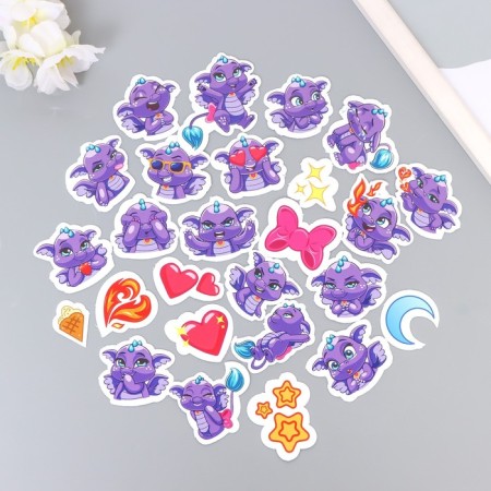 Stickers stickers for scrapbooking "Dragon" 9-332