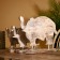 Souvenir set "Elephants" Albezia (set of 3 pcs) 40.25 and 20 cm
