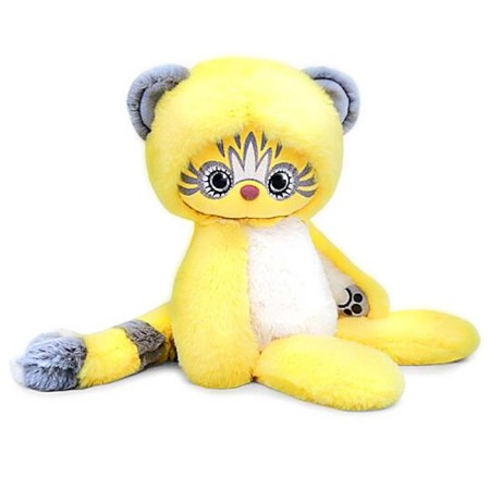 Soft toy "Ayka", yellow color, 25 cm