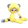 Soft toy "Ayka", yellow color, 25 cm