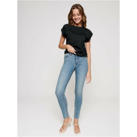 Women's jeans modeling Conte Elegant Skinny, size XL, color Acid Washed Mid Blue