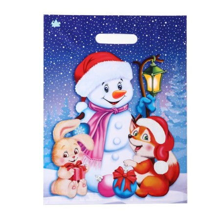 Package "Funny Friends", plastic with a cut pen, GL 40 x 31 cm, 60 μm