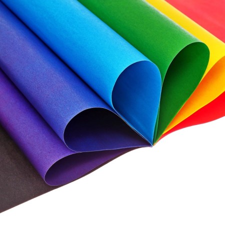 A4 children's creativity set, 8 sheets Cardboard Colored Mesarized + 8 sheets paper color two -way-3