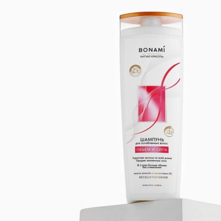 Hair shampoo with jojoba butter and provitamin B5, Power and Strength, 400 ml, Bonami-5