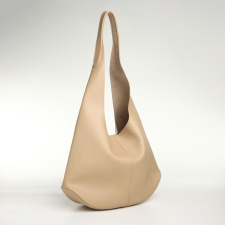 Women's bag on magnet Textura, large size, beige color-2