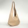 Women's bag on magnet Textura, large size, beige color
