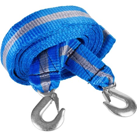 CBU tacing cable, 3.5 tons, 2 hooks, tape width 50 mm, length 5 m-1