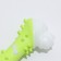 Two -layer toy (hard and soft plastic) "bone", 12 cm, green
