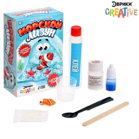 Experiments for children "Sea Lizun"