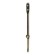 Hook furniture tundra TKO012, one -rod, bronze, 50 pcs