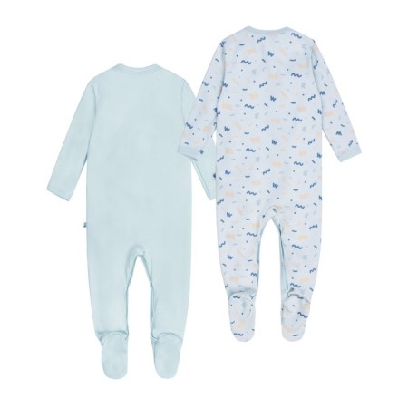 Details for children with closed legs "Goroshinka", height 86 cm, blue color-1
