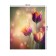 Tables on the table "Morning with tulips", rectangular, Saten, size 120x145 cm