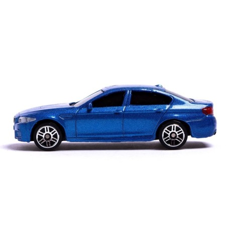 Metal machine BMW M5, 1:64, blue color-1