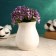 Kashpo - Vase "Crystal" 11x8cm, white