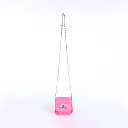 Female bag on a magnet, pink color