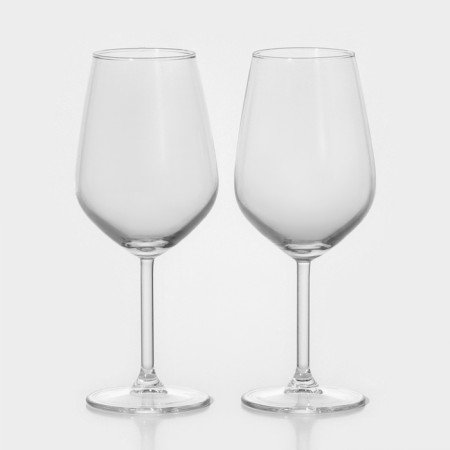 A set of glass glasses for the wine "Allegra", 490 ml, 2 pcs
