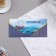 Money envelope "Happy Birthday!" Cutting off, congregation, embossing, ship, 9.3x19 cm