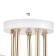 Causte "Fania" 5he27 40W white-gold 58x58x27 cm Bayerlux