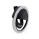 LED ring lamp for the phone Luazon Aks-06, 3 modes, 80 mAh, black