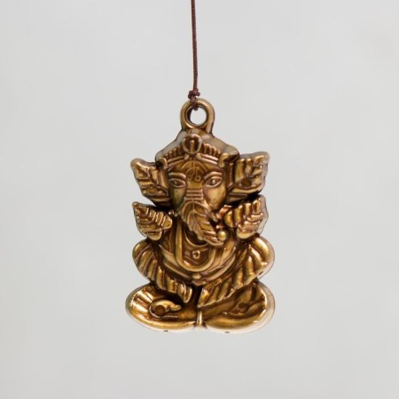 Wind Music Metal "Buddha on Monet" 3 bells 45 cm-4