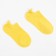Women's socks shortened minku "banana", yellow color, size 36-39 (23-25 ​​cm)