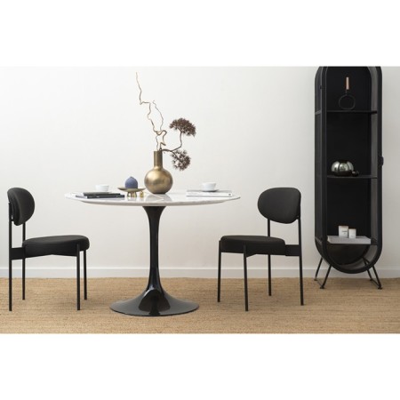 Kaja chair, 500 × 510 × 805 mm, matting, black color-2
