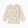 T -shirt with DL. Sleeve crumb I Flower, height 62-68 cm, beige