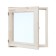 Window, 50 × 50cm, double glass of linden, external opening