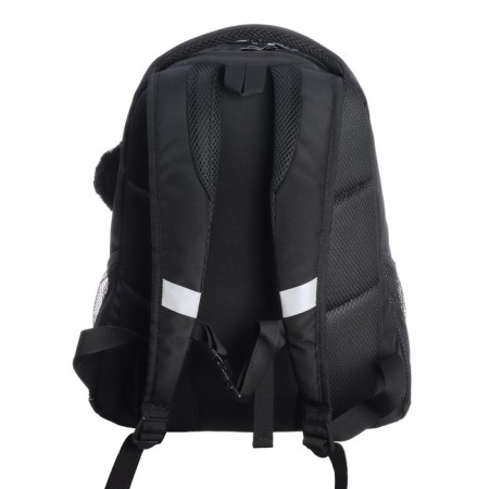 Youth backpack 40 x 29 x 20 cm, Grizzly, ergonomic back, laptop department, black-4