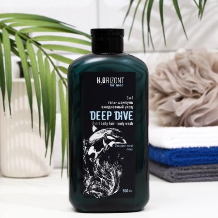 Gel-shampoo daily care 2-in-1 Deep Dive, 500 ml-2