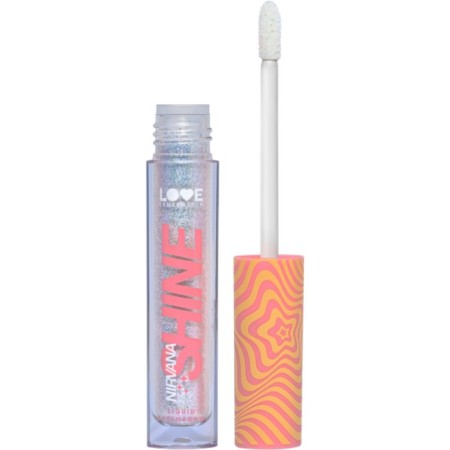 Eye shadows liquid Love Generation Nirvana, tone 05 silver-blue, 2.8 ml